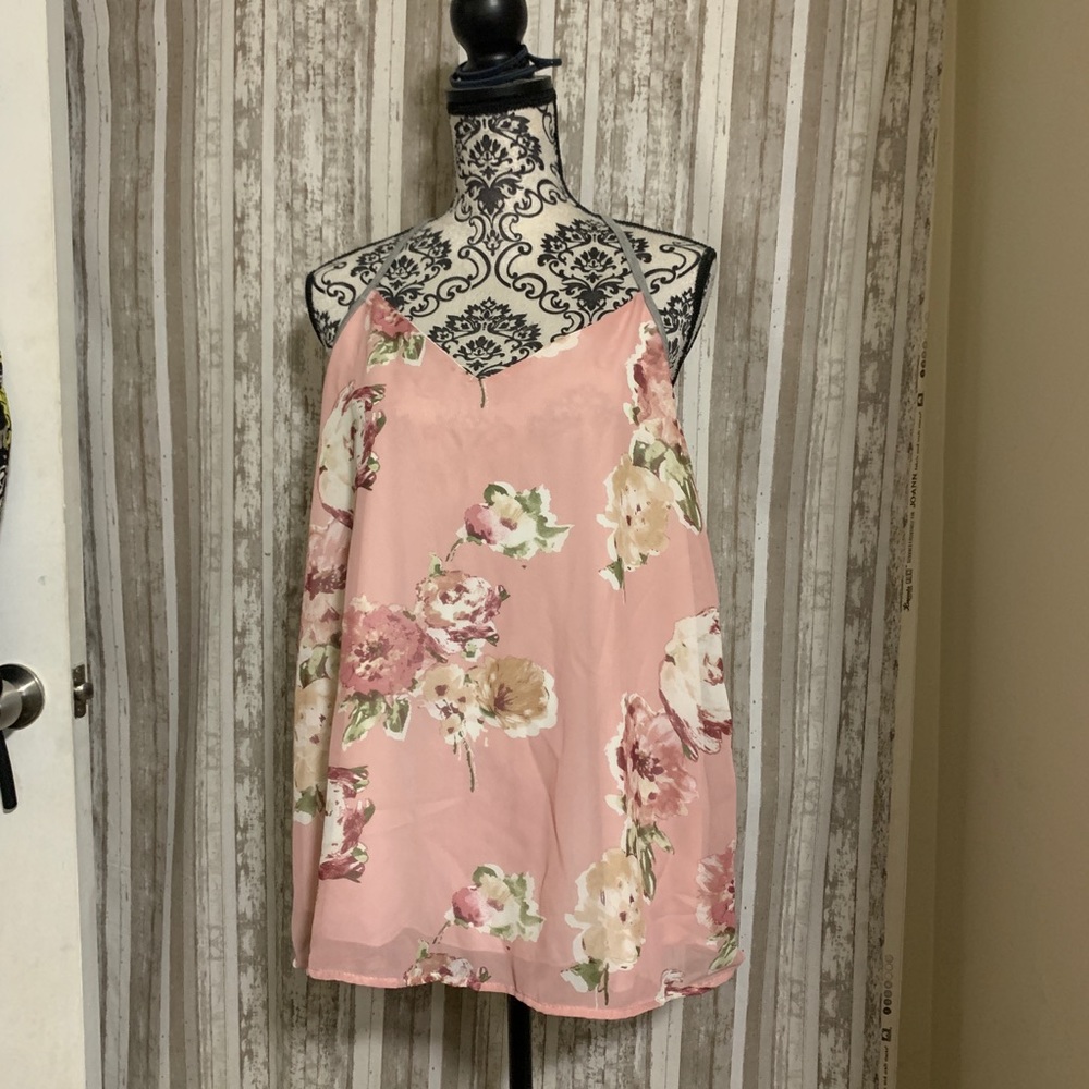 SOLD -Maurice’s Blouse - Racerback Lace detail XXL